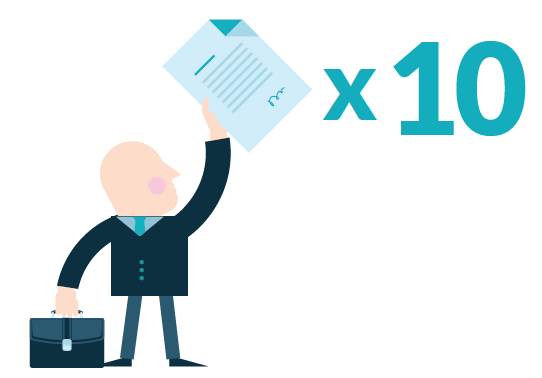 How many invitations to interviews about changing jobs did employees from different specializations receive in 2016?