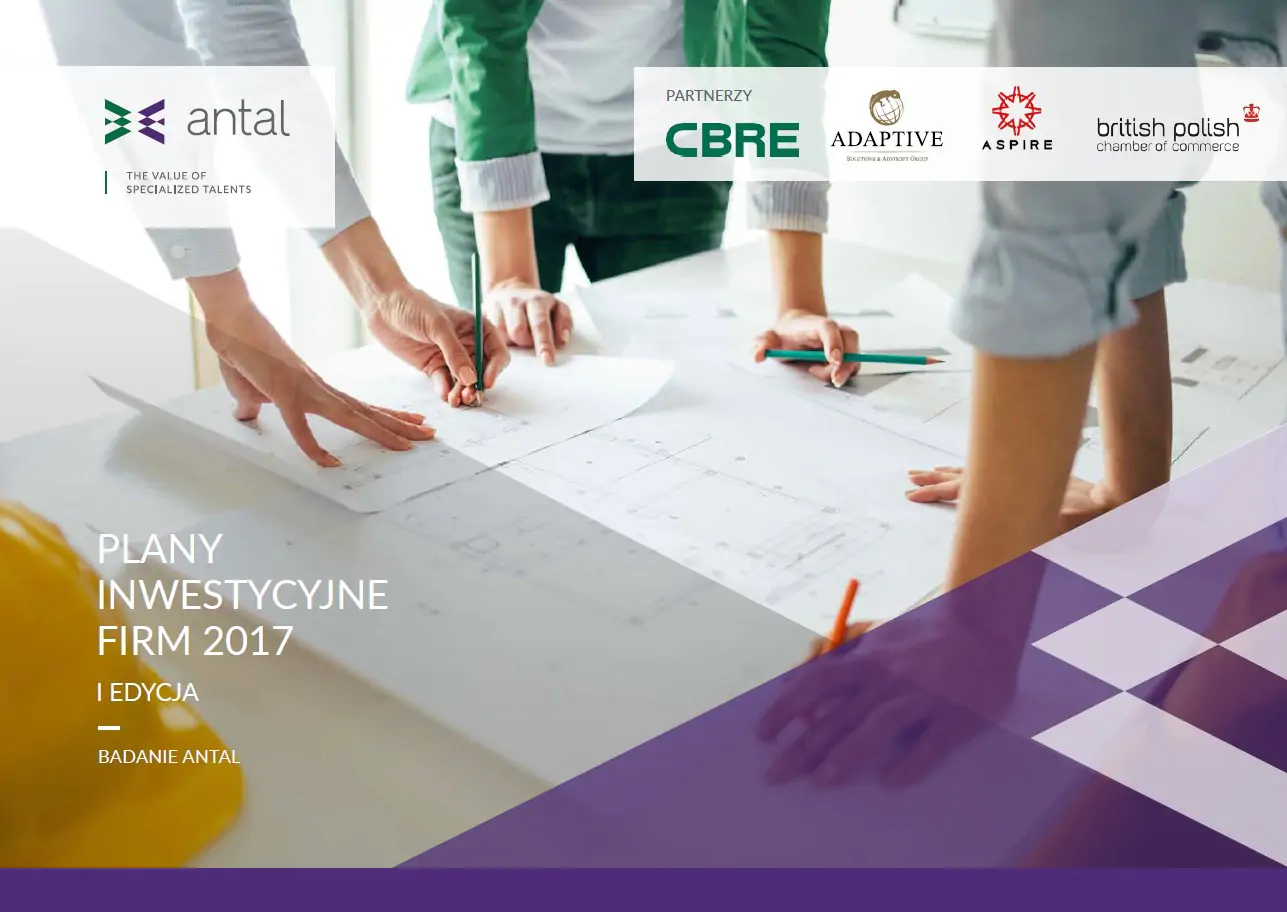Polska z ogromnym potencjałem edukacyjnym - raport Antal "Plany inwestycyjne firm 2017"