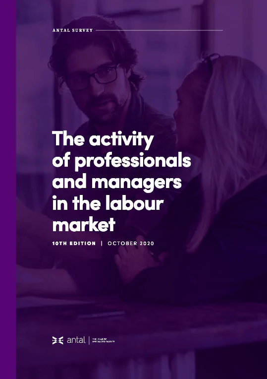 The activity of professionals and managers in the labour market - 10th edition